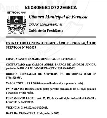 1 - EXTRATO DE CONTRATO TEMPORÁRIO DE PRESTAÇÃO DE SERVIÇOS - N° 006-2023.png